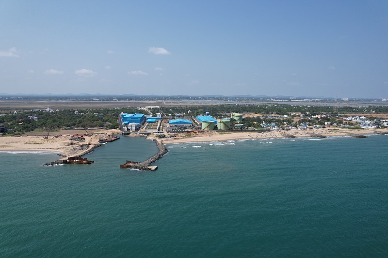 400 MLD desalination project at Nemmeli—civil works and site construction progress
